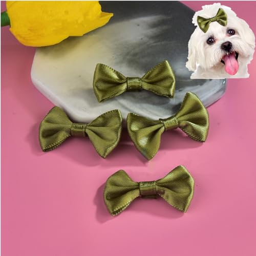 cuhair Haarspangen für kleine Hunde, mit Clip für Hunde, Katzen, Haustiere, Welpen, Yorkshire, Malteser, Haarpflege-Zubehör, Schleife, Marineblau, Grün, 5 Stück cuhair Haarspangen für kleine Hunde, mit Clip für Hunde, Katzen, Haustiere, Welpen, Yorkshire, Malteser, Haarpflege-Zubehör, Schleife, Marineblau, Grün, 5 Stück von cuhair