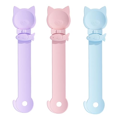 curfair Cat Treat Löffel, 3pcs Katzenjoghurtlöffel, Katzenstreifen -Feeme -Löffel, Happy Löffel für Katzen, Katze Licky Scoop, Katzennasse -Behandlungs -Spender zum Quetschen Püree und flüssig curfair Cat Treat Löffel, 3pcs Katzenjoghurtlöffel, Katzenstreifen -Feeme -Löffel, Happy Löffel für Katzen, Katze Licky Scoop, Katzennasse -Behandlungs -Spender zum Quetschen Püree und flüssig von curfair