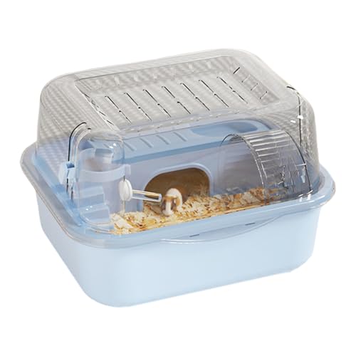 curfair Hamsterkäfig Kleintierkäfig Nagerkäfig Abnehmbarer Hamstersicherheitskäfig Doppellagiges transparentes Hamsterzubehör Zubehör Hamsterhaus Blau curfair Hamsterkäfig Kleintierkäfig Nagerkäfig Abnehmbarer Hamstersicherheitskäfig Doppellagiges transparentes Hamsterzubehör Zubehör Hamsterhaus Blau von curfair