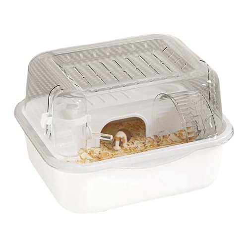 curfair Hamsterkäfig Kleintierkäfig Nagerkäfig Abnehmbarer Hamstersicherheitskäfig Doppellagiges transparentes Hamsterzubehör Zubehör Hamsterhaus Weiß curfair Hamsterkäfig Kleintierkäfig Nagerkäfig Abnehmbarer Hamstersicherheitskäfig Doppellagiges transparentes Hamsterzubehör Zubehör Hamsterhaus Weiß von curfair
