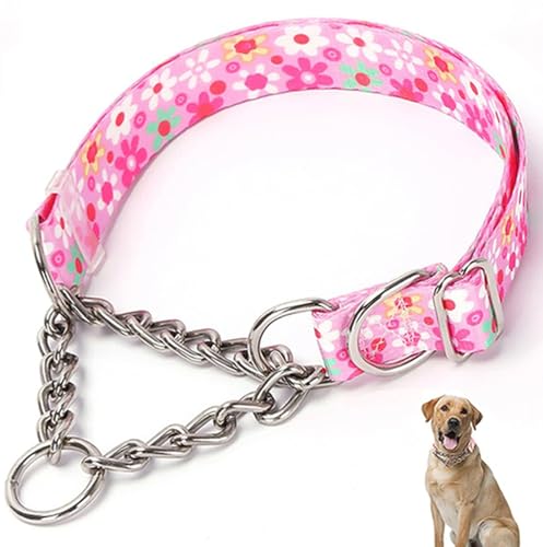 Hundehalsband für große Hunde, Martingal-Halsband für Hunde, Schlupfhalsband für Hunde, Training, strapazierfähig, kein Ziehen, ausbruchsicher, Hundehalsband für mittelgroße und große Haustiere Hundehalsband für große Hunde, Martingal-Halsband für Hunde, Schlupfhalsband für Hunde, Training, strapazierfähig, kein Ziehen, ausbruchsicher, Hundehalsband für mittelgroße und große Haustiere von cyhaen