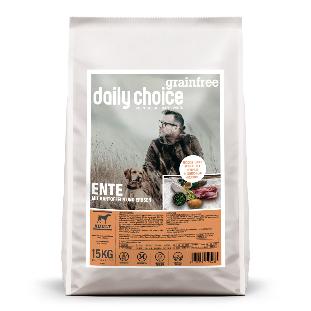 daily choice | Ente mit Kartoffeln und Erbsen | Grainfree | 15 kg daily choice | Ente mit Kartoffeln und Erbsen | Grainfree | 15 kg von daily choice