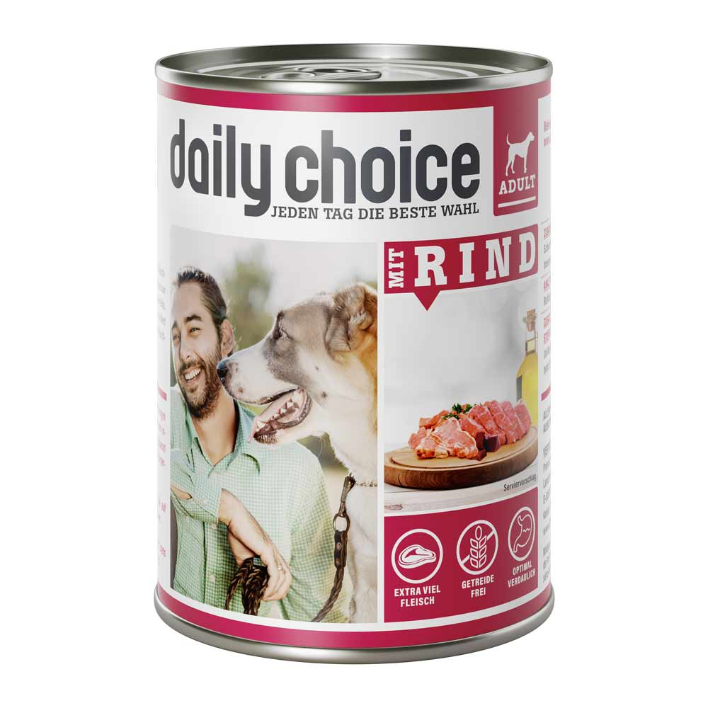 daily choice | mit Rind |  | 30 x 400 g von daily choice