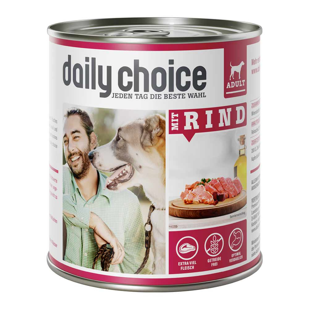 daily choice | mit Rind |  | 6 x 800 g von daily choice