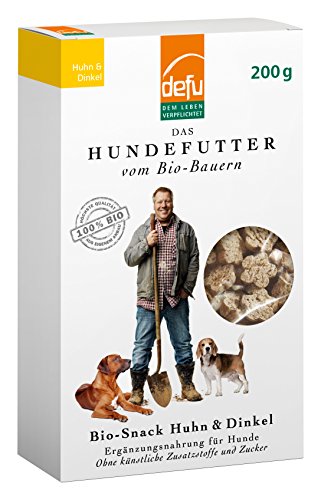 defu Bio snack Huhn und Dinkel 200 g, 3er Pack (3 x 200 g) von defu