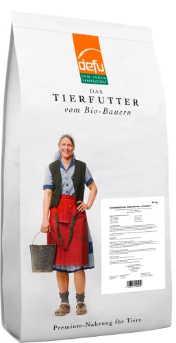 defu Geflügelfutter | 1 x 14 kg | Bio Gartenhühner Alleinfuttermittel Kräuter | Trockenfutter für Hühner, Legehennen und Zwerghühner defu Geflügelfutter | 1 x 14 kg | Bio Gartenhühner Alleinfuttermittel Kräuter | Trockenfutter für Hühner, Legehennen und Zwerghühner von defu