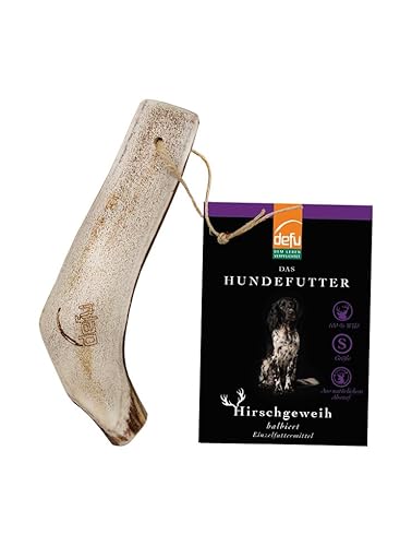 defu Hundesnack | Größe S | Hirschgeweih halbiert | natürlicher, artgerechter und geruchsarmer Kausnack für Hunde defu Hundesnack | Größe S | Hirschgeweih halbiert | natürlicher, artgerechter und geruchsarmer Kausnack für Hunde von defu