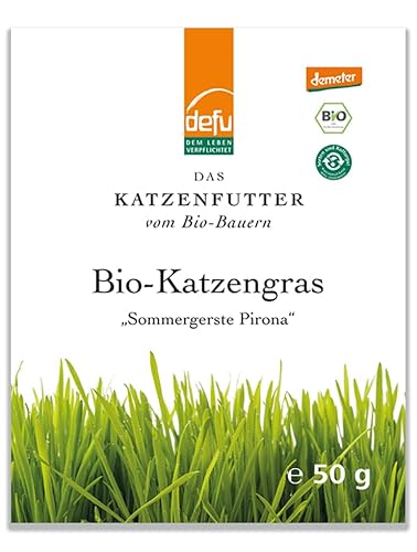defu Katzensnack | 1 x 50 g | Bio Katzengras | Premium Katzenfutter Knabbersnack | Leckerer Knabberspaß für Katzen defu Katzensnack | 1 x 50 g | Bio Katzengras | Premium Katzenfutter Knabbersnack | Leckerer Knabberspaß für Katzen von defu