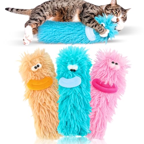 dellyy 3 Stück Spielzeug für Interaktiven Spielspaß Drinnen, Katzenminze Spielzeug Wiederbefüllbar, Katzenminze Kissen Spielzeug, Katzenminze Spielzeug Nachfüllbar für Katze Zu Spielen Beißen Kauen dellyy 3 Stück Spielzeug für Interaktiven Spielspaß Drinnen, Katzenminze Spielzeug Wiederbefüllbar, Katzenminze Kissen Spielzeug, Katzenminze Spielzeug Nachfüllbar für Katze Zu Spielen Beißen Kauen von dellyy