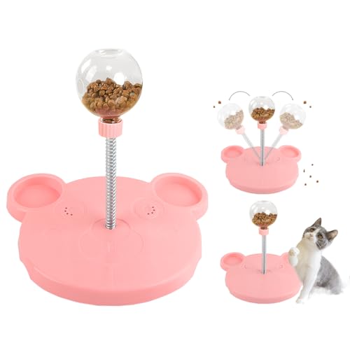 dellyy Wackelndes Hunde Leckerli, Wackelndes Leckerli Spielzeug, Spielzeug Hund Wackelndes, Leckerli-Spielzeug für Hunde, Hundeleckerli Spielzeug (Rosa) von dellyy