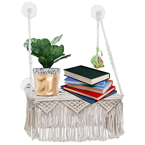Boho Katzenfenster, Wandregal mit Saugnapf für Schlafzimmer, Katzenablage für Sicherheit, sonniger Sitz, schwenkbares Kitty, platzsparend, mit Quaste zum Bräunen, Delr Boho Katzenfenster, Wandregal mit Saugnapf für Schlafzimmer, Katzenablage für Sicherheit, sonniger Sitz, schwenkbares Kitty, platzsparend, mit Quaste zum Bräunen, Delr von delr