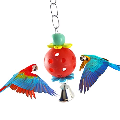 Hängende Vogelkugel mit Glocke,Papagei String Swing Glocke Kauball Vögel Spielzeug | Suspendierte bunte Vogelkugel für Kakadufink Kleine mittelgroße Vögel Kleine Sittichkäfig Zubehör Delr Hängende Vogelkugel mit Glocke,Papagei String Swing Glocke Kauball Vögel Spielzeug | Suspendierte bunte Vogelkugel für Kakadufink Kleine mittelgroße Vögel Kleine Sittichkäfig Zubehör Delr von delr