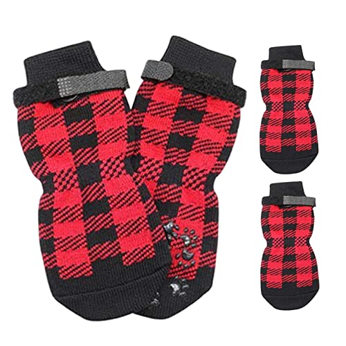 Hundegriff Socken,Hund Katze Socken - Doppelseitige Socke funktioniert auch wenn verdreht, weiche Pfotenschutz, verhindert Lecken, Rutschen, bessere Kontrolle für den Innenboden Delr Hundegriff Socken,Hund Katze Socken - Doppelseitige Socke funktioniert auch wenn verdreht, weiche Pfotenschutz, verhindert Lecken, Rutschen, bessere Kontrolle für den Innenboden Delr von delr