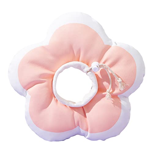 Hundekegel, Donut-Halsband für Hunde aus weicher Baumwolle, leicht, Nackenkissen für Hunde, verhindert Biss, bequem, neutral, verstellbar, für Fotoshootings, lustige Partys Delr von delr