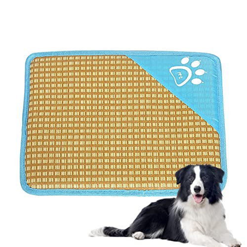 Katzenkühlmatte, Sommer zusammenklappbares Hundereisekissen, Niedliche, leichte Tierdecke für große mittelgroße kleine Hunde, atmungsaktives Schlafkissen für Zwinger Delr Katzenkühlmatte, Sommer zusammenklappbares Hundereisekissen, Niedliche, leichte Tierdecke für große mittelgroße kleine Hunde, atmungsaktives Schlafkissen für Zwinger Delr von delr