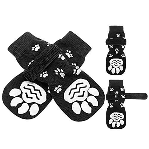 Rutschfeste Tiersocken - Hundezehengriffe,Haustiersocken zum Lecken, Hundegriffsocken mit Traktionskontrolle, mittelgroßer Hundepfotenschutz für Hartholzboden Delr Rutschfeste Tiersocken - Hundezehengriffe,Haustiersocken zum Lecken, Hundegriffsocken mit Traktionskontrolle, mittelgroßer Hundepfotenschutz für Hartholzboden Delr von delr