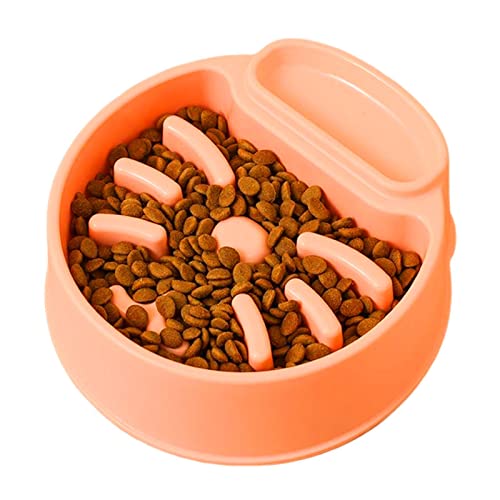 Welpe Slow Feeder Schüssel - Puzzle Feeder, um das Essen zu verzögern - Langsames Essen Habit Maker Hund Katzenfutter Schüssel mit Fach Anti-Scrimping Welpe Für Trockenes Nasses Raw Food Slow Feeder Welpe Slow Feeder Schüssel - Puzzle Feeder, um das Essen zu verzögern - Langsames Essen Habit Maker Hund Katzenfutter Schüssel mit Fach Anti-Scrimping Welpe Für Trockenes Nasses Raw Food Slow Feeder von delr