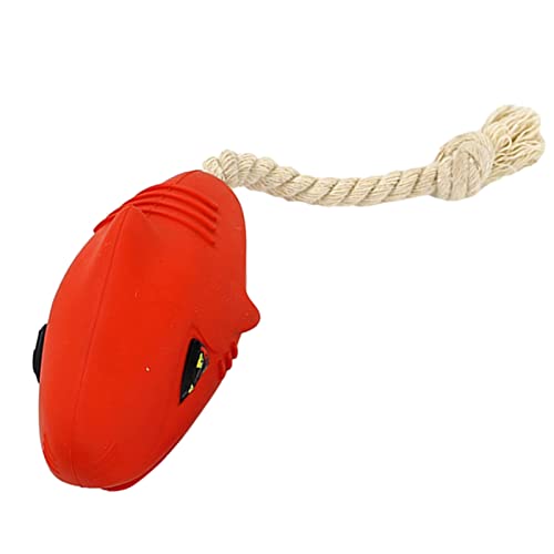 delr 2 Quietschendes Hundespielzeug aus Gummi - Sicheres Zahn- und Kauspielzeug für Welpen aus Gummi - Lustiges Kauspielzeug für Welpen, Knotenspielzeug für Hunde zum Apportieren, interaktives delr 2 Quietschendes Hundespielzeug aus Gummi - Sicheres Zahn- und Kauspielzeug für Welpen aus Gummi - Lustiges Kauspielzeug für Welpen, Knotenspielzeug für Hunde zum Apportieren, interaktives von delr