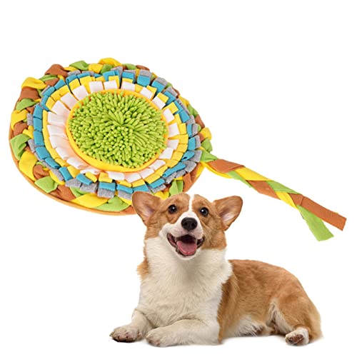delr Hund Schnüffelmatte - Schnüffelhundespielzeug - Interaktives Hundespielzeug für Langeweile, Hundebereicherungsspielzeug für Welpen, Hundefuttermatte, Crinkle-Spielzeug für das Training delr Hund Schnüffelmatte - Schnüffelhundespielzeug - Interaktives Hundespielzeug für Langeweile, Hundebereicherungsspielzeug für Welpen, Hundefuttermatte, Crinkle-Spielzeug für das Training von delr