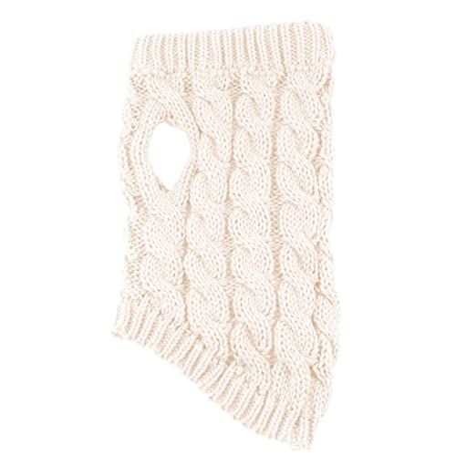 delr Hundepullover, Thermostrick für Hunde mit Stehkragen, Pullover für Hunde, Strickkleidung, Winter für Hunde, Pullover für Haustiere, Pullover für Katzen, Weste von delr