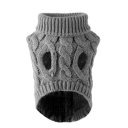 delr Pullover für Hunde | Pullover für Hunde aus Thermo-Strick mit Rollkragen, Hundepullover, weich, dick, warm, Welpen, Hemd, Winter, Welpen, Pullover für Katzen und Hunde delr Pullover für Hunde | Pullover für Hunde aus Thermo-Strick mit Rollkragen, Hundepullover, weich, dick, warm, Welpen, Hemd, Winter, Welpen, Pullover für Katzen und Hunde von delr
