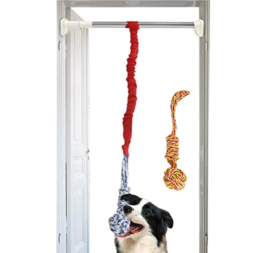 delr Schleppspielzeug für Hunde – Hundespielzeug für aggressive Kauer | Zahnseile für schwere Anwendungen für mittelgroße Hunde, Kauspielzeug von delr