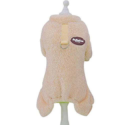 delr Thermo-Pyjama für Hunde – Pyjama aus Plüsch für Hunde aus weichem Fleece | Haustier Warm Cold Weather Jacket Weste Cozy Jumpsuit Apparel Outfit Kleidung für Hunde delr Thermo-Pyjama für Hunde – Pyjama aus Plüsch für Hunde aus weichem Fleece | Haustier Warm Cold Weather Jacket Weste Cozy Jumpsuit Apparel Outfit Kleidung für Hunde von delr