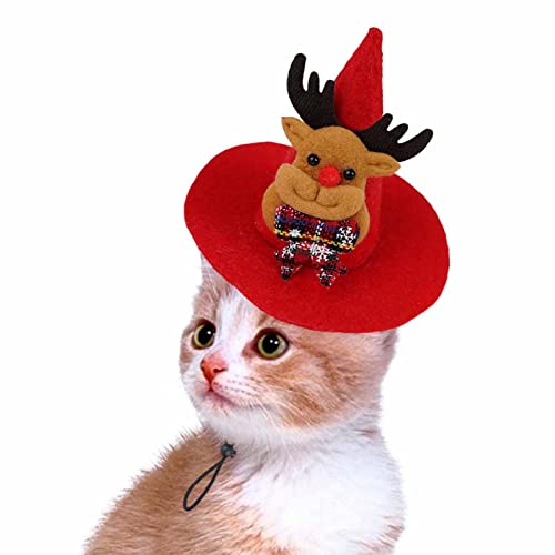 delr Weihnachtsmannmütze, Weihnachtsmannmütze, Weihnachtsmütze, Weihnachtsmütze, Geburtstags-Hut für kleine und mittelgroße Welpen, Katzen, mit elastischem Band, verstellbar, Kostüme, Party delr Weihnachtsmannmütze, Weihnachtsmannmütze, Weihnachtsmütze, Weihnachtsmütze, Geburtstags-Hut für kleine und mittelgroße Welpen, Katzen, mit elastischem Band, verstellbar, Kostüme, Party von delr
