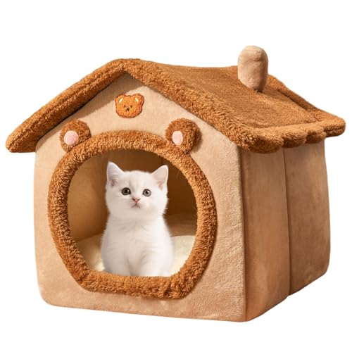 Demaxiyad Katzenhaus, kuscheliges Bett, warm, für Haustiere, geschlossenes Nest, bequem, für Sofa, Ecke, Demaxiyad Katzenhaus, kuscheliges Bett, warm, für Haustiere, geschlossenes Nest, bequem, für Sofa, Ecke, von demaxiyad