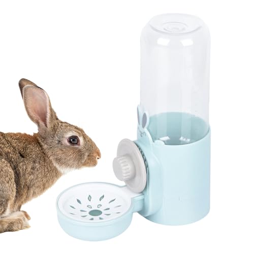 Demaxiyad Wasserspender für Kaninchen, automatischer Wasserbrunnen, 500 ml, mit tropffreier Flasche, für Kaninchen, Chinchilla, Meerschweinchen, Igel von demaxiyad