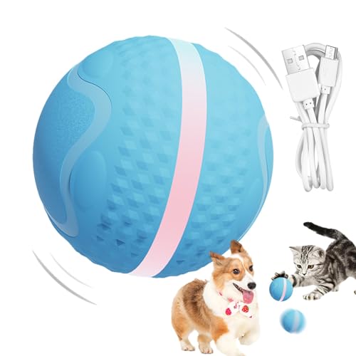 demaxiyad Ball Interaktives Hundespielzeug – LED wasserdichte Hundespielzeugbälle – stabiler und automatischer rollender Ball sorgt für Spaß und Bewegung demaxiyad Ball Interaktives Hundespielzeug – LED wasserdichte Hundespielzeugbälle – stabiler und automatischer rollender Ball sorgt für Spaß und Bewegung von demaxiyad