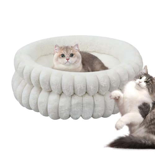 demaxiyad Beruhigend für Hunde – Donut-Kissen für Tiere, 50 cm, rund, waschbar, Anti-Stress, für Tiere | beruhigende Sofa- für den Innen- und Außenbereich am Rand des Bettes von demaxiyad