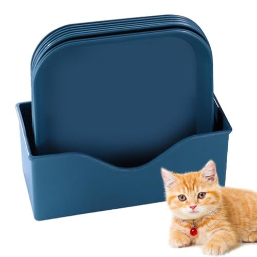 demaxiyad Flacher Katzennapf, Katzennapf zur Linderung von Schnurrhaaren, Müdigkeit – kleine Hunde und Kätzchen, flacher Futternapf, breiter und Haustierteller für kurzbeinige Katzen demaxiyad Flacher Katzennapf, Katzennapf zur Linderung von Schnurrhaaren, Müdigkeit – kleine Hunde und Kätzchen, flacher Futternapf, breiter und Haustierteller für kurzbeinige Katzen von demaxiyad
