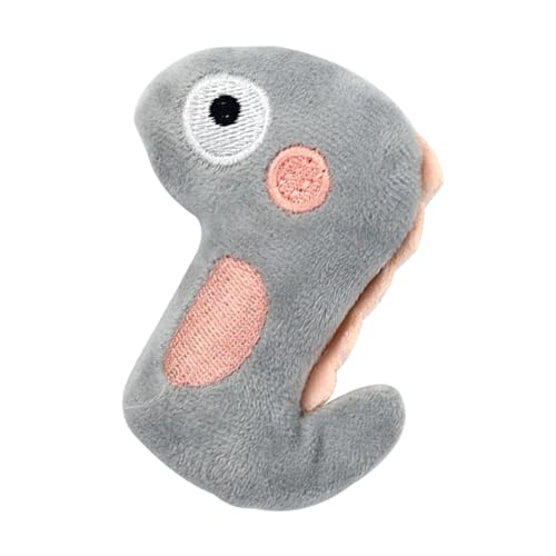 demaxiyad Gefülltes Plüsch-Hundespielzeug - Gefülltes Plüschtier Kauspielzeug Hund Katze Spielzeug - Gefüllte interaktive Figur Puppe für Kätzchen und Welpen, Hundespielzeug für Zahnreinigung von demaxiyad