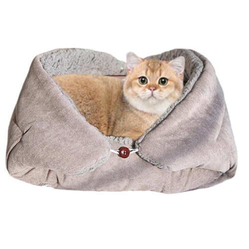 demaxiyad Haustierbetten für Katzen,Großkatzenbett,Schlafsack Kleine Hundebetten - Waschbares Schlafversteck, Haustiersofas für den Innenbereich, warme Hundehütte für Winter-Haustiere zum Spielen im demaxiyad Haustierbetten für Katzen,Großkatzenbett,Schlafsack Kleine Hundebetten - Waschbares Schlafversteck, Haustiersofas für den Innenbereich, warme Hundehütte für Winter-Haustiere zum Spielen im von demaxiyad