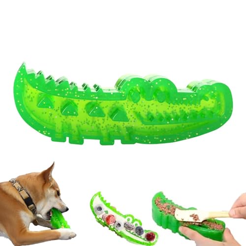 demaxiyad Hunde Denkspielzeug, Krokodil Langsamfresser Kau Spielzeug Hundefuttertoy mit Speiseröhre, TPR, Multifunktional für Beißen, Entspannung,Gedächtnistraining, für Innen, Außen, Zuhause demaxiyad Hunde Denkspielzeug, Krokodil Langsamfresser Kau Spielzeug Hundefuttertoy mit Speiseröhre, TPR, Multifunktional für Beißen, Entspannung,Gedächtnistraining, für Innen, Außen, Zuhause von demaxiyad