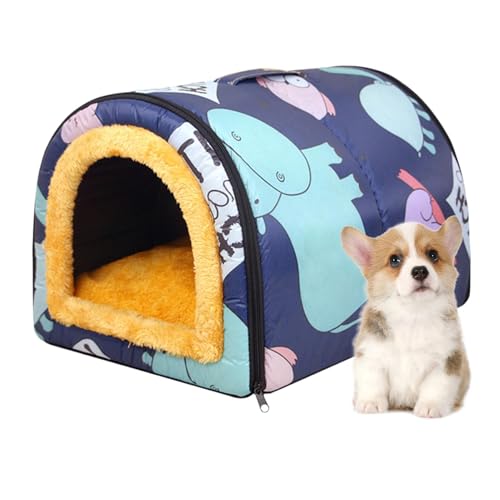 demaxiyad Hundehütte im Freien,Hundehöhle - Kätzchen-Eigentumswohnung | Rutschfestes Katzenzelt im Freien für Katzen und Hunde, wasserdichtes Haus, Hundebett, waschbares Höhlennestbett, kleines demaxiyad Hundehütte im Freien,Hundehöhle - Kätzchen-Eigentumswohnung | Rutschfestes Katzenzelt im Freien für Katzen und Hunde, wasserdichtes Haus, Hundebett, waschbares Höhlennestbett, kleines von demaxiyad