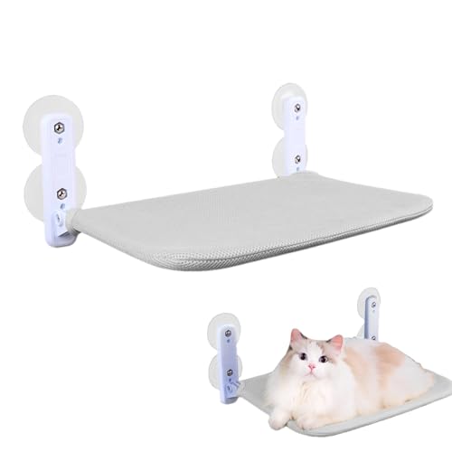 demaxiyad Katzen-Fenstersitz-Hängematte, faltbarer Saugnapf- -Katzensitz | stabile Indoor-Katzen-Hängematte, platzsparendes Fensterbett zum Schlafen und Spielen demaxiyad Katzen-Fenstersitz-Hängematte, faltbarer Saugnapf- -Katzensitz | stabile Indoor-Katzen-Hängematte, platzsparendes Fensterbett zum Schlafen und Spielen von demaxiyad