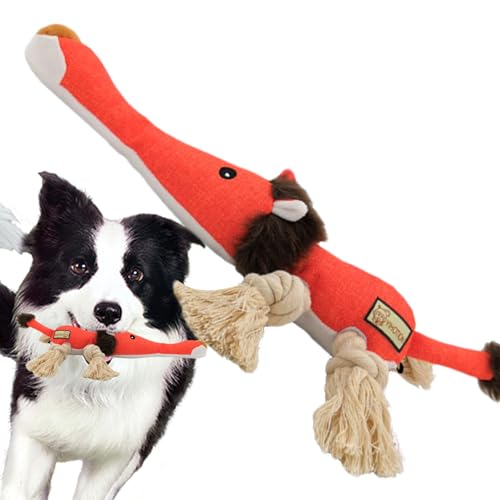 demaxiyad Kauspielzeug für Hunde, Plüschtiere, quietschender Klang, Tierform, bissfestes Seilspielzeug, ratterndes Kauspielzeug, interaktives Spielzeug für kleine, mittelgroße und große Welpen demaxiyad Kauspielzeug für Hunde, Plüschtiere, quietschender Klang, Tierform, bissfestes Seilspielzeug, ratterndes Kauspielzeug, interaktives Spielzeug für kleine, mittelgroße und große Welpen von demaxiyad