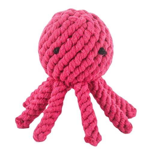 demaxiyad Seil Octopus Hundespielzeug | Pull Octopus Bite Toys - Pull Game Interactive Dog Schnuller Spielzeug Tier, Baumwollseil für Zähneknirschen, Tauziehen Spielzeug von demaxiyad