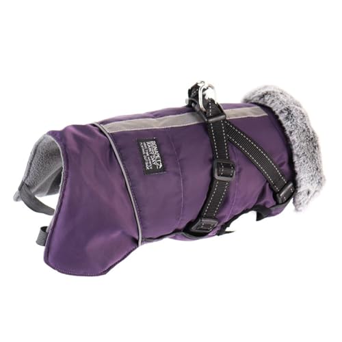 demaxiyad Winterjacke für Hunde, Wintermantel für Hunde, reflektierende Kleidung für Hunde, wasserdicht und winddicht, verstellbare Kleidung für Haustiere von demaxiyad