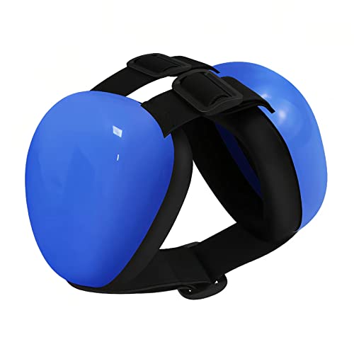 derYEP DHP03 Hundeohrenschützer für Gehörschutz 29dB NRR Ohrenschützer Lärmschutz Ruhe und Schlaf (klein, blau) von derYEP