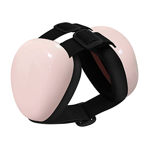 derYEP Hunde-Ohrenschützer für Gehörschutz, 29 dB NRR, Ohrenschützer, Lärmschutz (groß, rosa) von derYEP