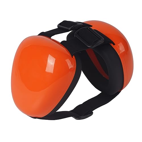 derYEP Hunde-Ohrenschützer für Gehörschutz, 29 dB, NRR-Ohrenschützer, Lärmschutz, groß, Orange von derYEP