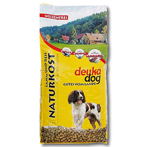 Deuka Dog Naturkost 15 kg Hundefutter Lamm und Reis Anschlussfutter Glutenfrei von deuka