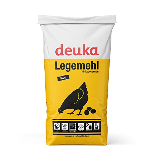 deuka Legemehl | Mehl 25 kg | Nährstoffreich | Kombifutter zur Legehennenfütterung | Legehennenfutter | Ergänzungsfuttermittel für Legehennen von deuka