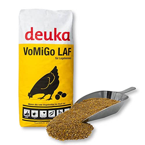 Deuka VoMiGo Legehennen Alleinfutter Mehl 25kg Legemehl geg. Vogelmilbe von deuka