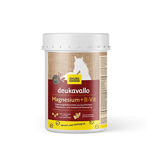 Deukavallo Magnesium + Vitamin B für Pferde | hochdosiert | unterstützt Stressanfälligkeit + Nervensystem | stärkt Immunsystem | Zusatzfutter Pferd getreidefrei | Ergänzungsfuttermittel 750 g Dose… Deukavallo Magnesium + Vitamin B für Pferde | hochdosiert | unterstützt Stressanfälligkeit + Nervensystem | stärkt Immunsystem | Zusatzfutter Pferd getreidefrei | Ergänzungsfuttermittel 750 g Dose… von deuka