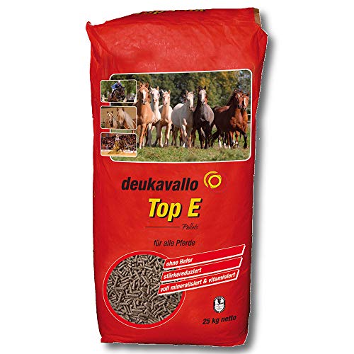 deukavallo Top E 25 kg | Pferdefutter | Stärkereduziertes Krippenfutter | Ergänzungsfuttermittel für Pferde… von deuka