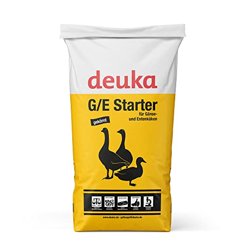 deuka G/E Starter 25 kg | Aufzuchtfutter für Gänseküken und Entenküken | Gänsefutter | Entenfutter | Futter für Gänseküken | Futter für Entenküken | Alleinfuttermittel deuka G/E Starter 25 kg | Aufzuchtfutter für Gänseküken und Entenküken | Gänsefutter | Entenfutter | Futter für Gänseküken | Futter für Entenküken | Alleinfuttermittel von deuka